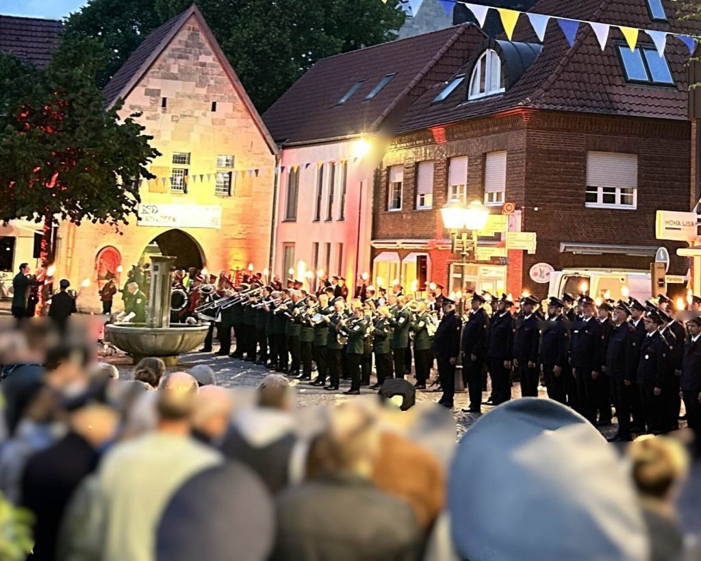 Geraldine Henneböhl, Bürgermeisterkandidatin für Havixbeck und Hohenholte, hat dieses Foto von der Feuerwehr Havixbeck gemacht. Es entstand in der Ortsmitte von Havixbeck.